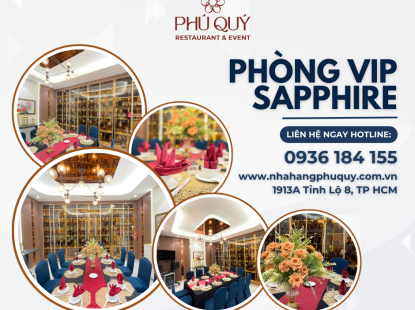  PH&Ograve;NG VIP SAPPHIRE &ndash; ĐẲNG CẤP TINH TẾ TỪNG CHI TIẾT 